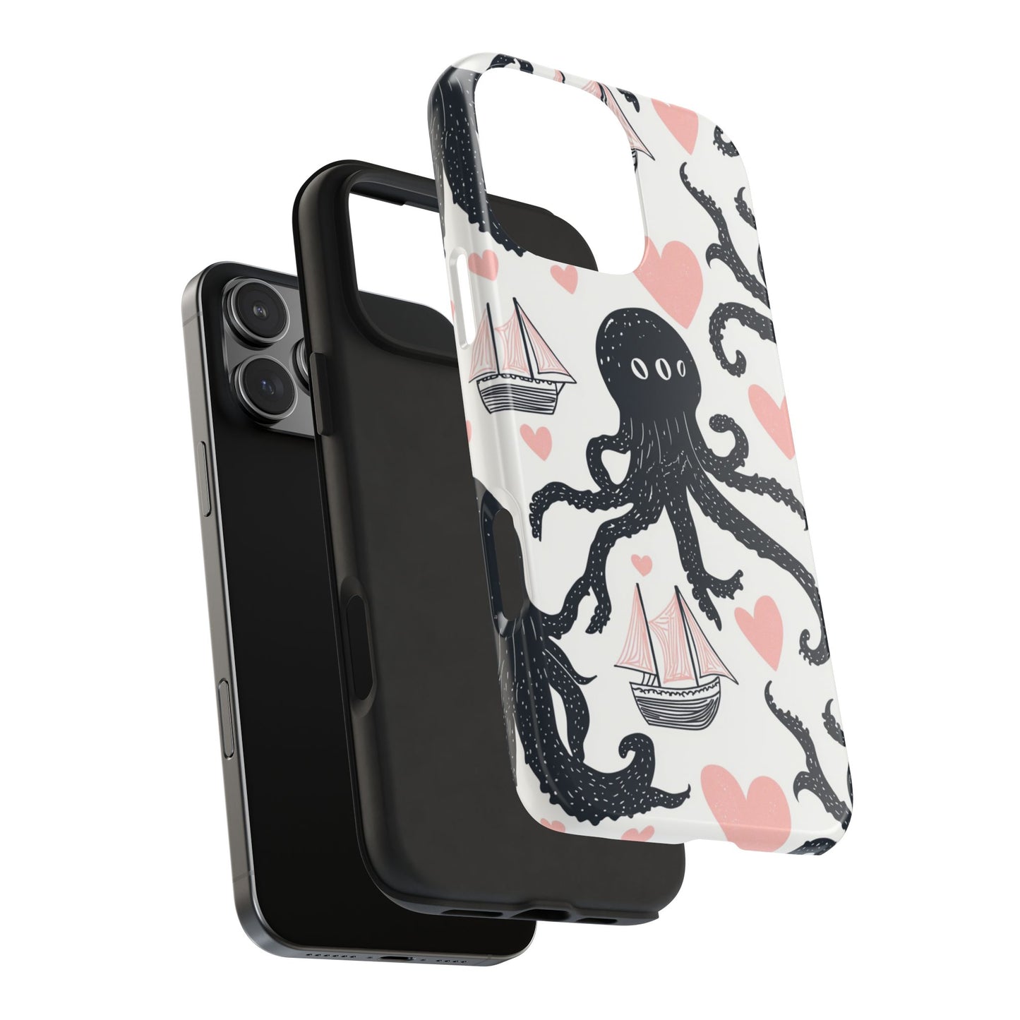 Quirky Chic | Kraken Boat Love Tough Phone Case