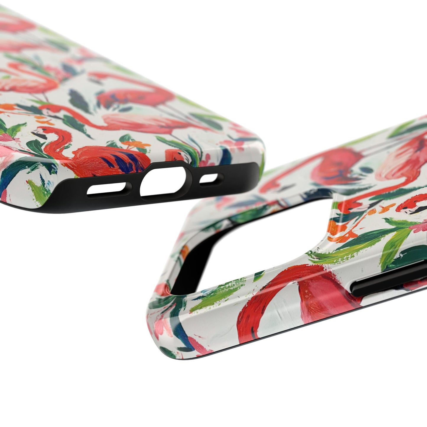 Animal Instinct | Flamingos Tough Phone Case