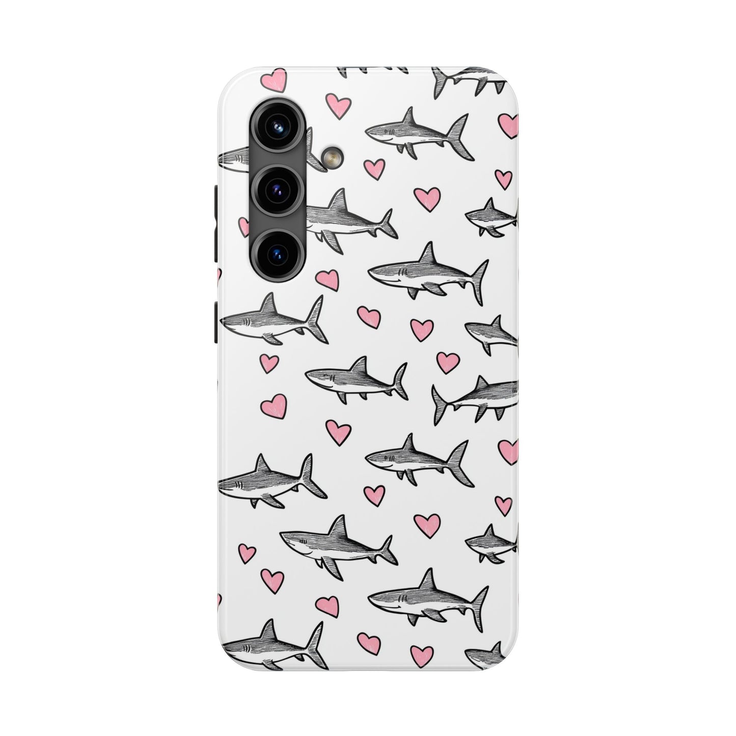 Animal Instinct | Shark Love Tough Phone Case