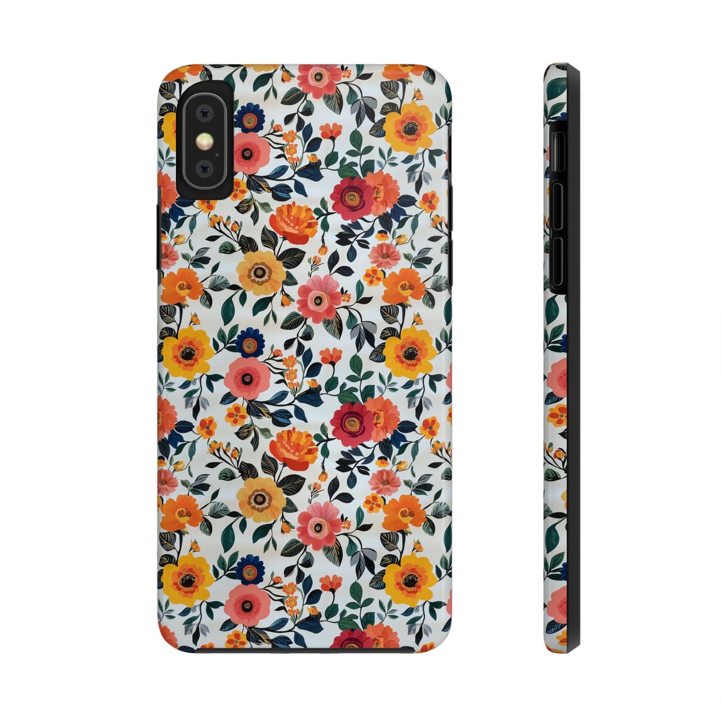 In Bloom | Small Colorful Flowers Tough Phone Cases