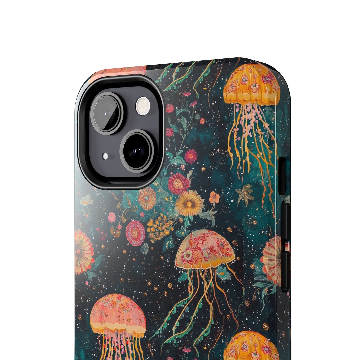 Under the Sea | Jellyfish Phone Cases, Floral Ocean Design, Sea Creature Protective Cover, Unique Tech Accessories, Underwater Theme Gifts, Tough Phone