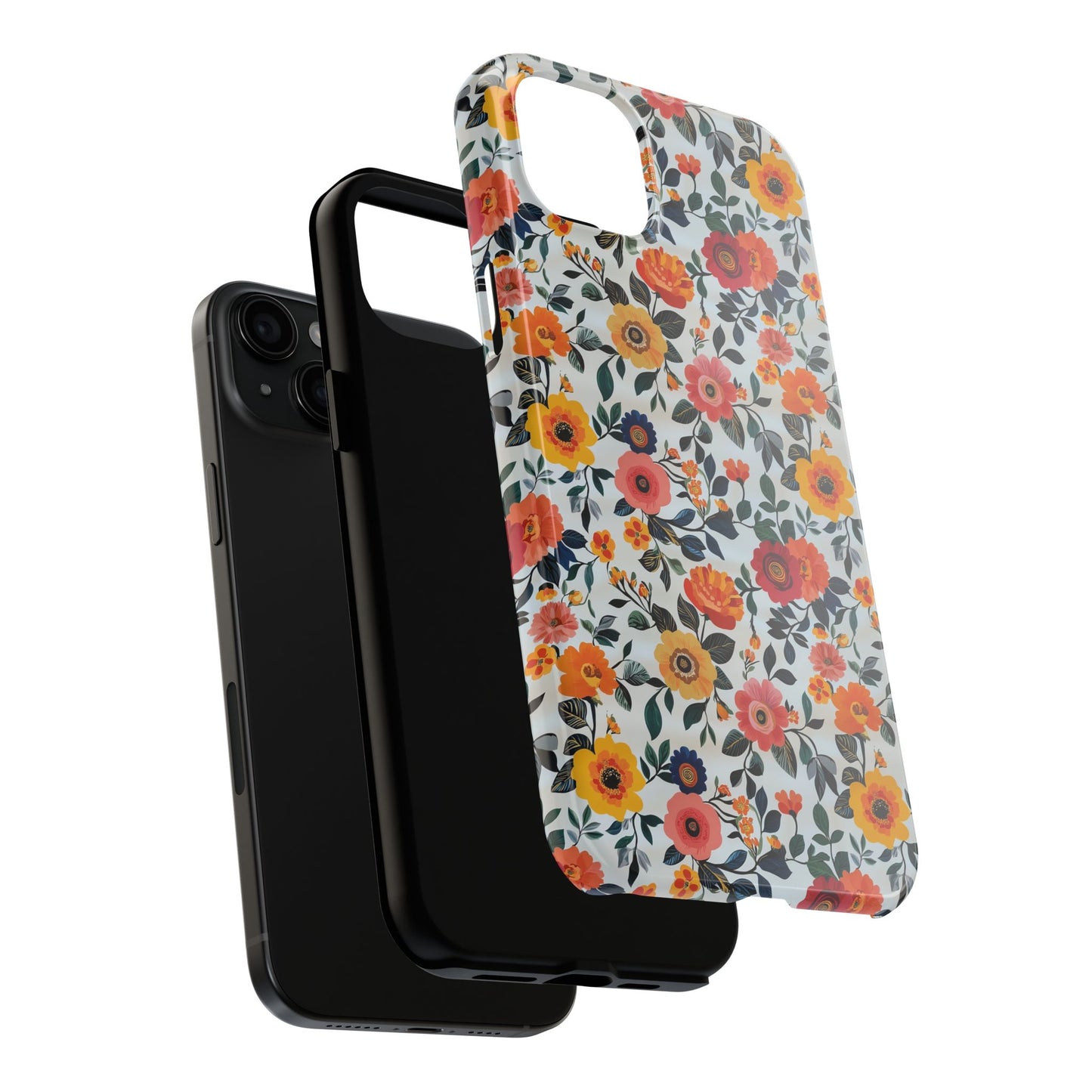 In Bloom | Small Colorful Flowers Tough Phone Cases