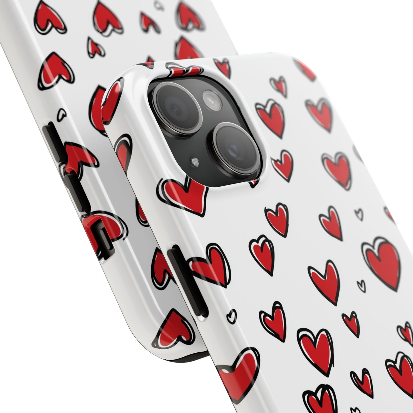 Love is in the Air | Red Hearts Tough Phone Case
