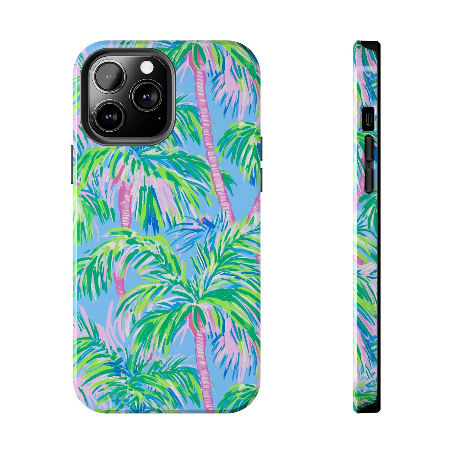 Nature Lover | Colorful Painted Palm Trees Phone Case