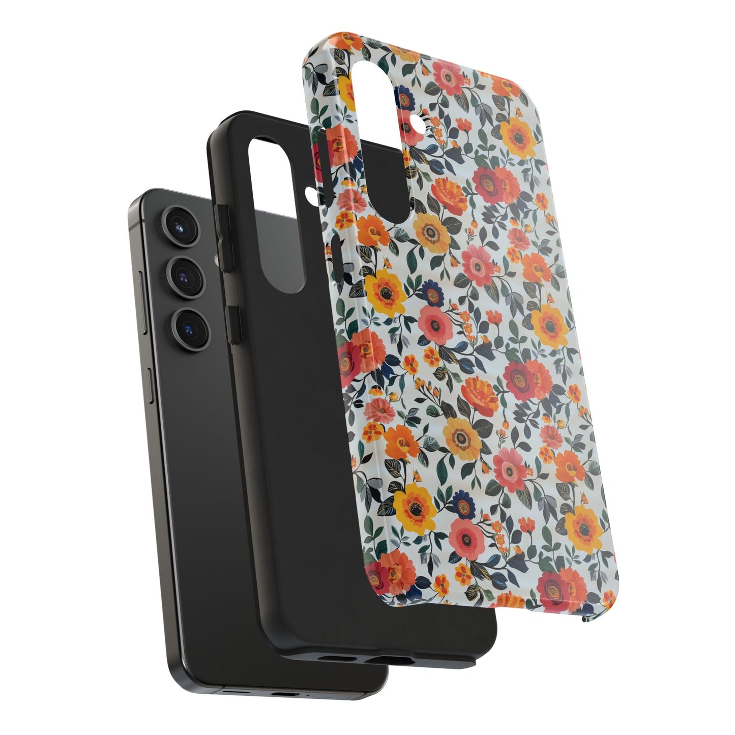 In Bloom | Small Colorful Flowers Tough Phone Cases