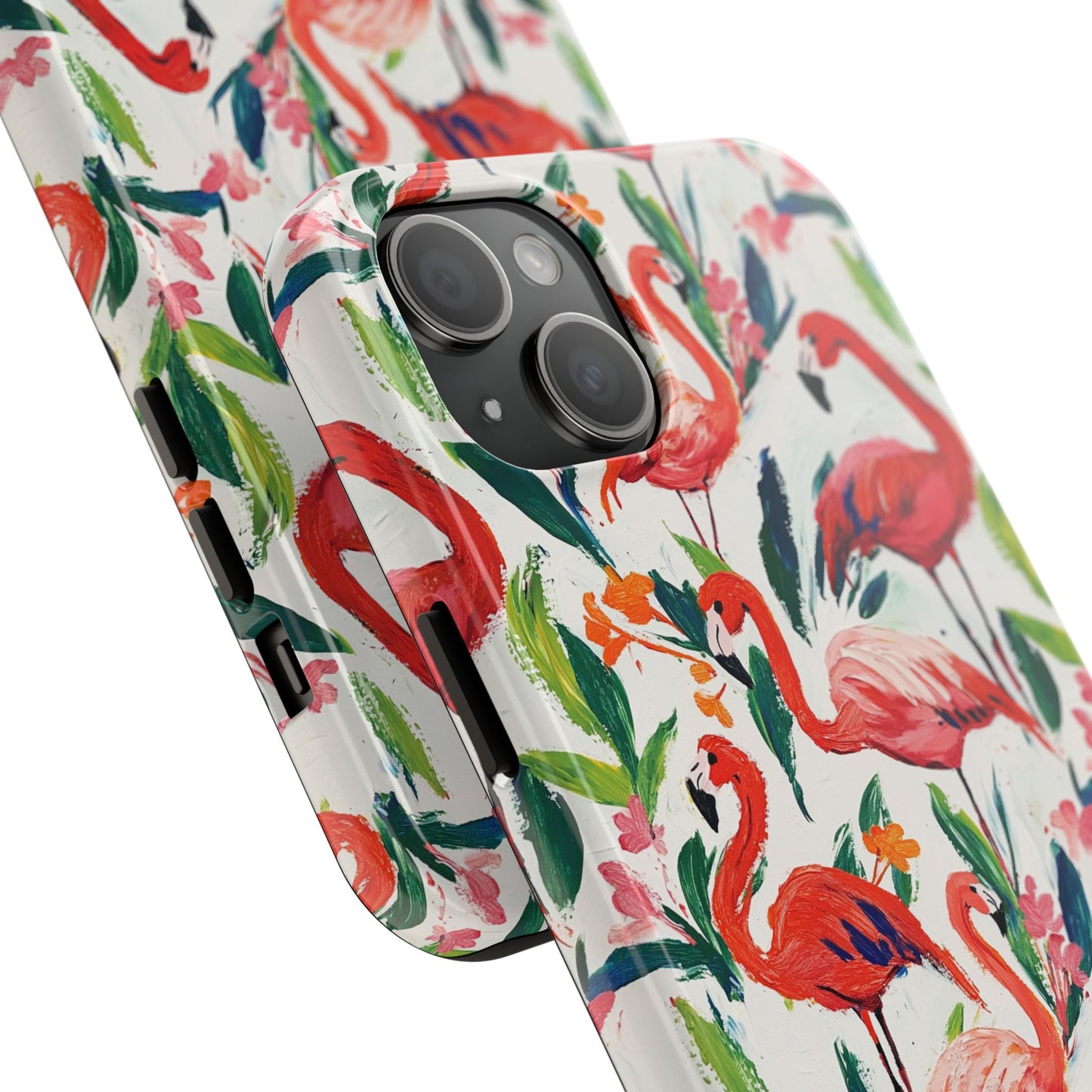 Animal Instinct | Flamingos Tough Phone Case