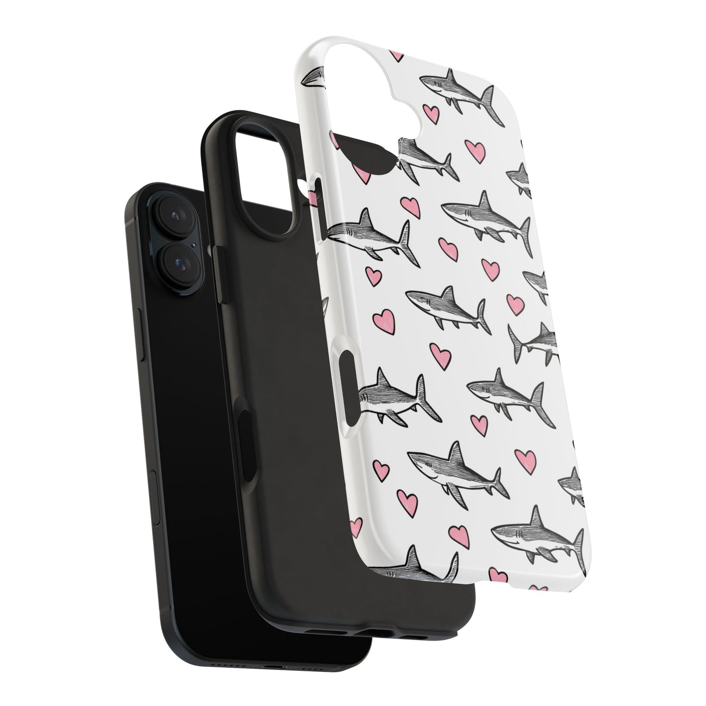 Animal Instinct | Shark Love Tough Phone Case