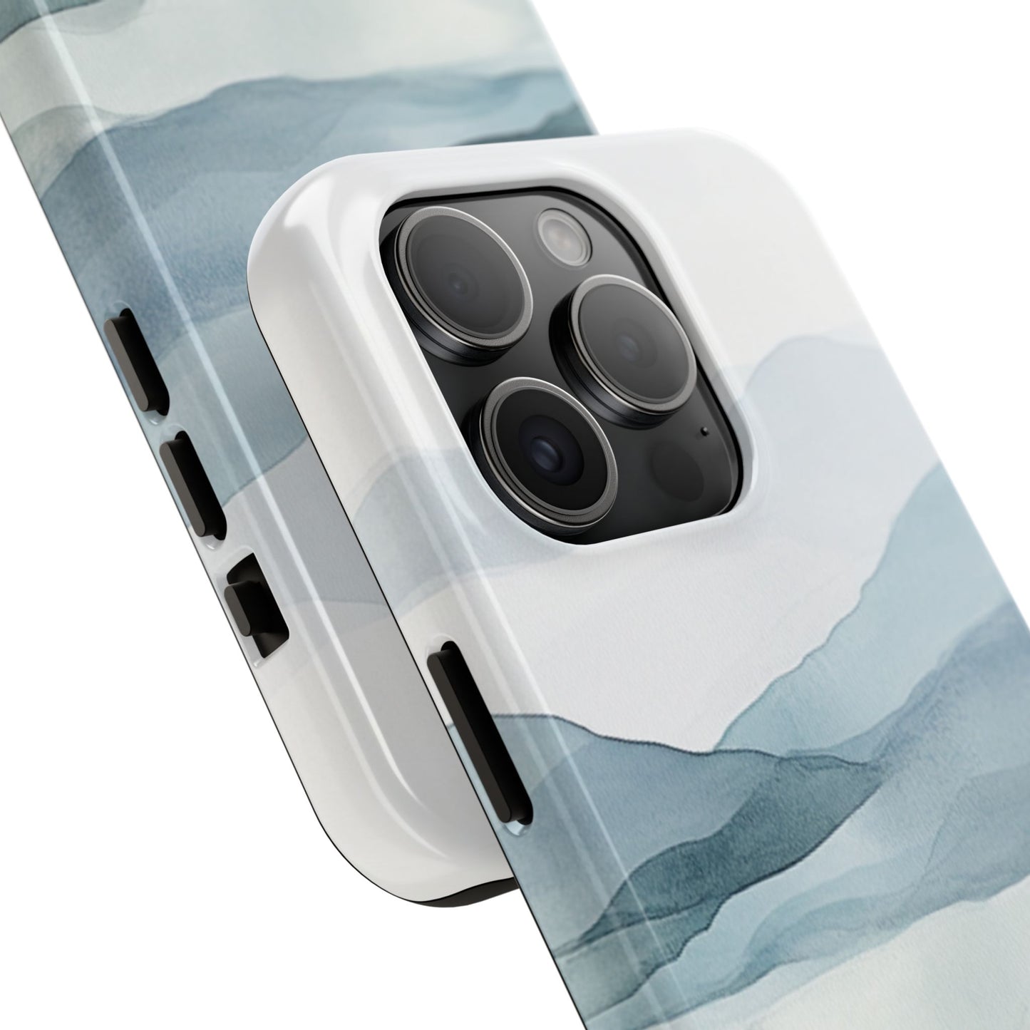 Majestic Mountains | Watercolor Mountain Scene Tough Phone Case