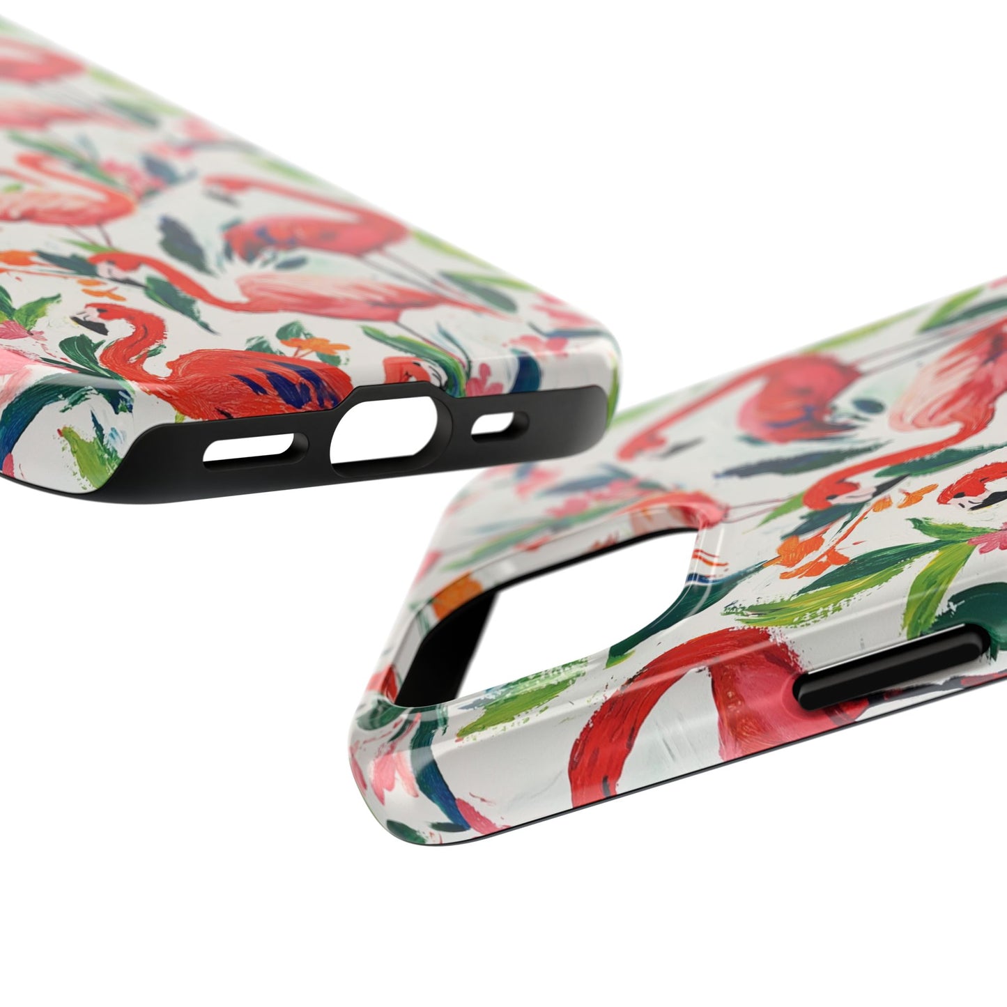 Animal Instinct | Flamingos Tough Phone Case