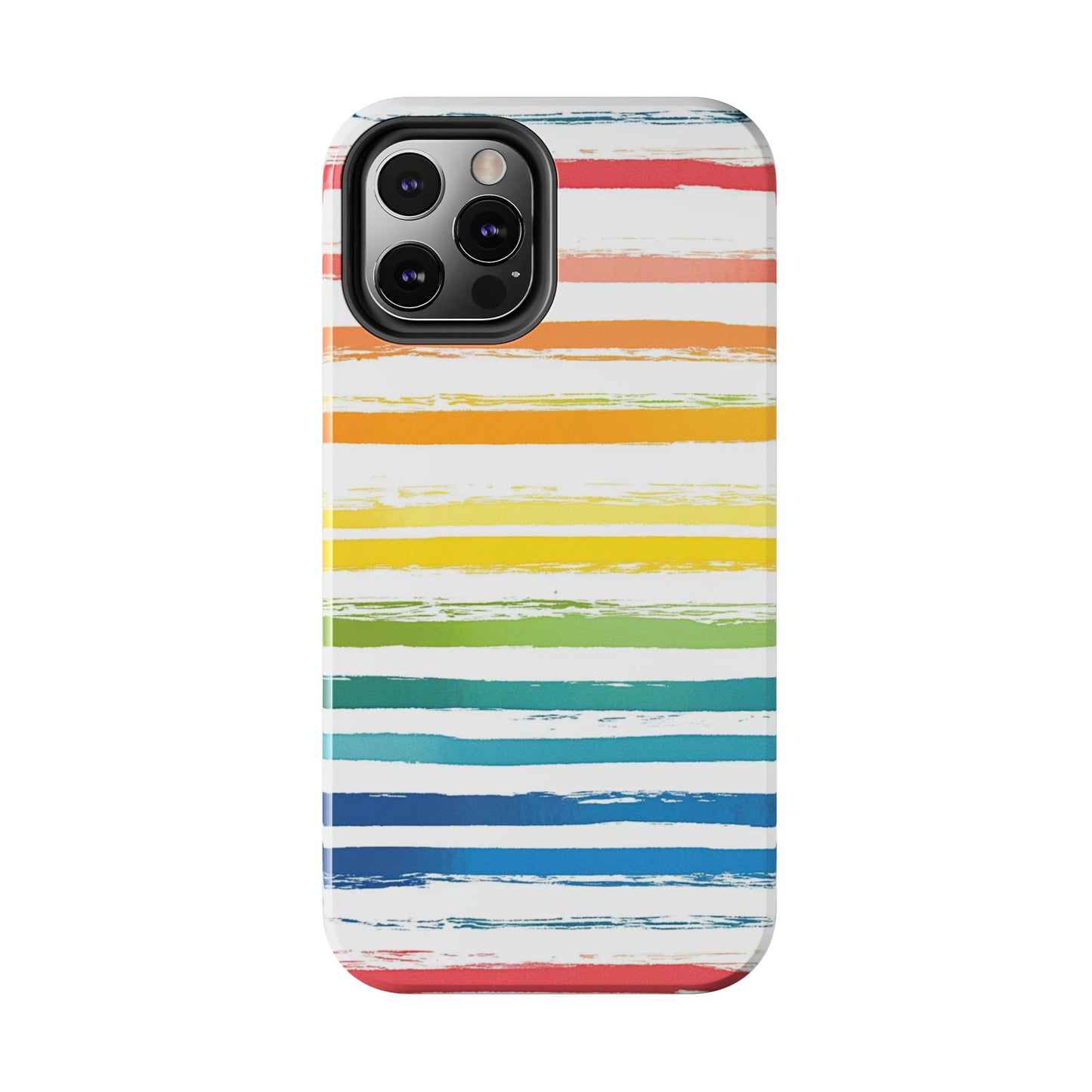 Vibrant Lines | Rainbow Stripes Phone Case