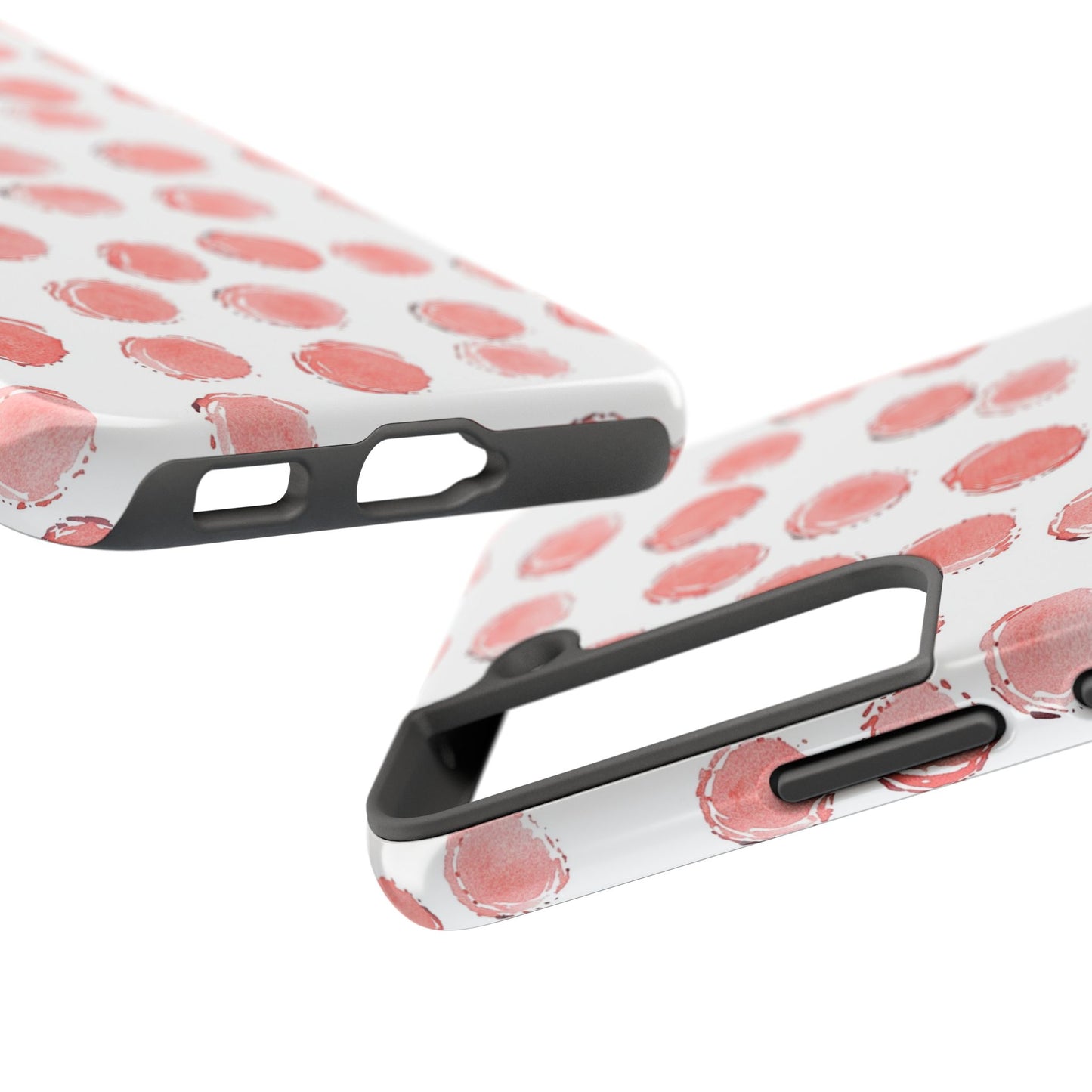 Trendy Spots | Pink Polka Dot Tough Phone Case