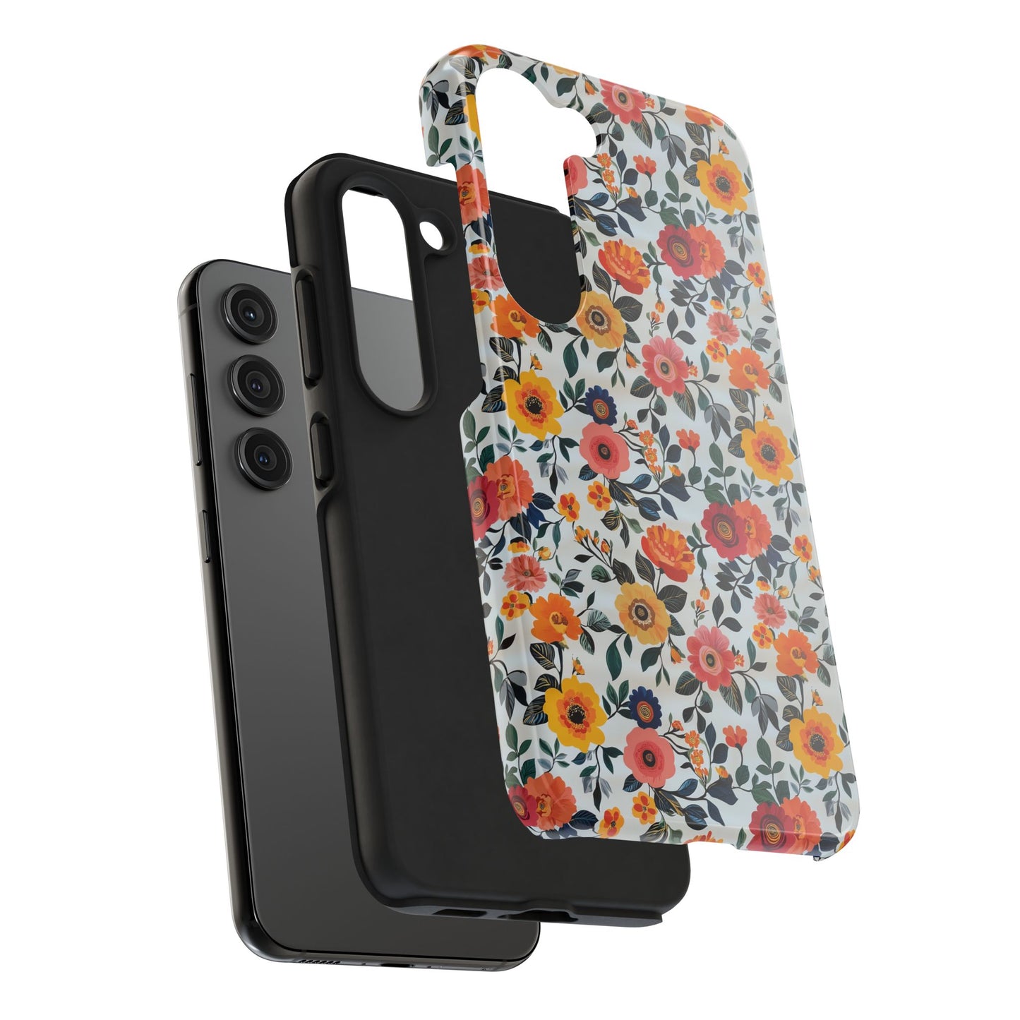 In Bloom | Small Colorful Flowers Tough Phone Cases