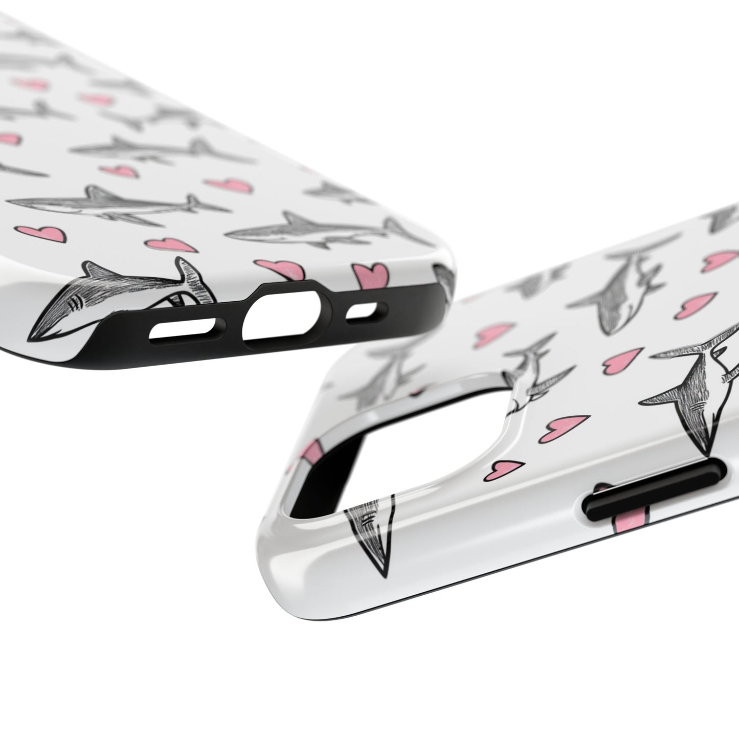 Animal Instinct | Shark Love Tough Phone Case