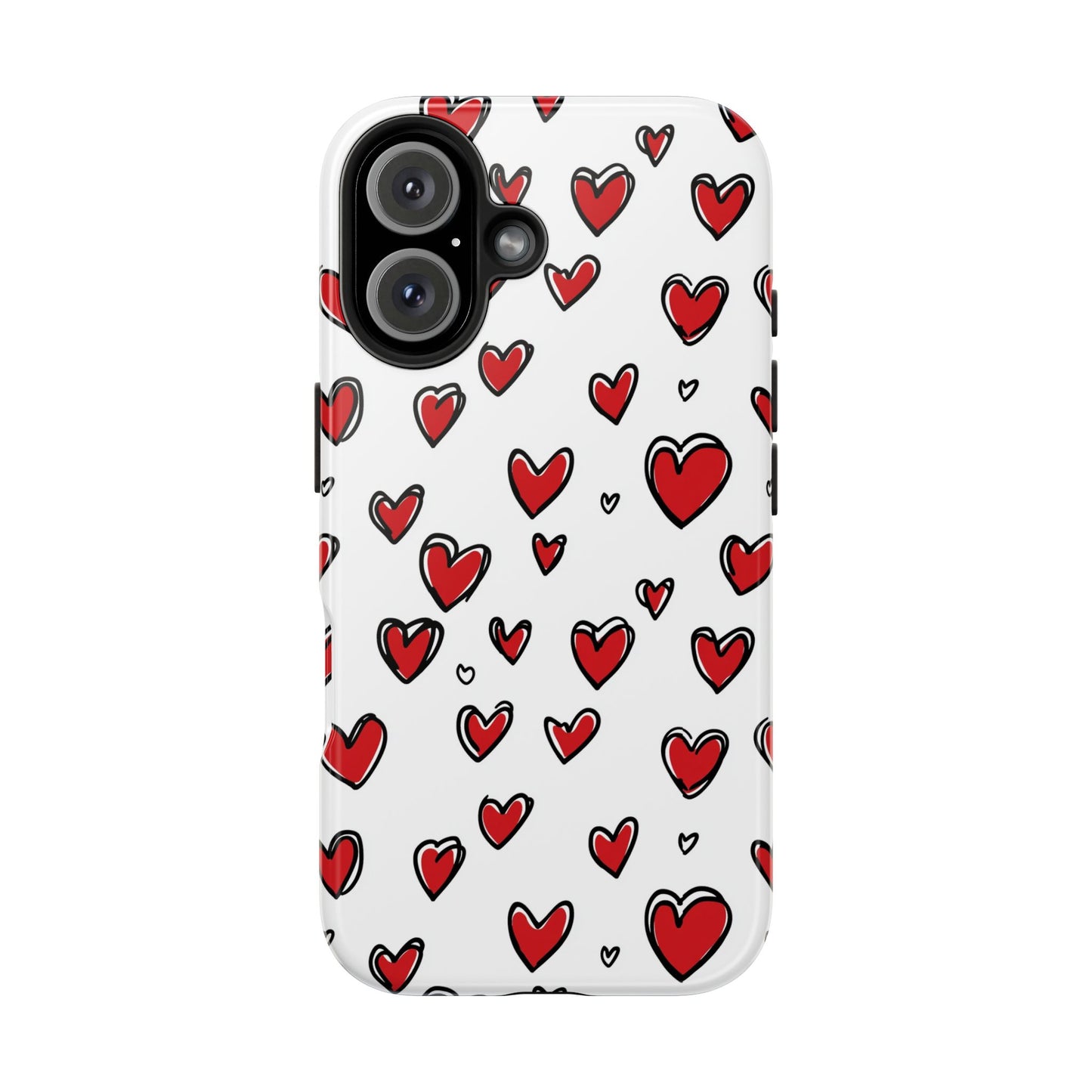 Love is in the Air | Red Hearts Tough Phone Case