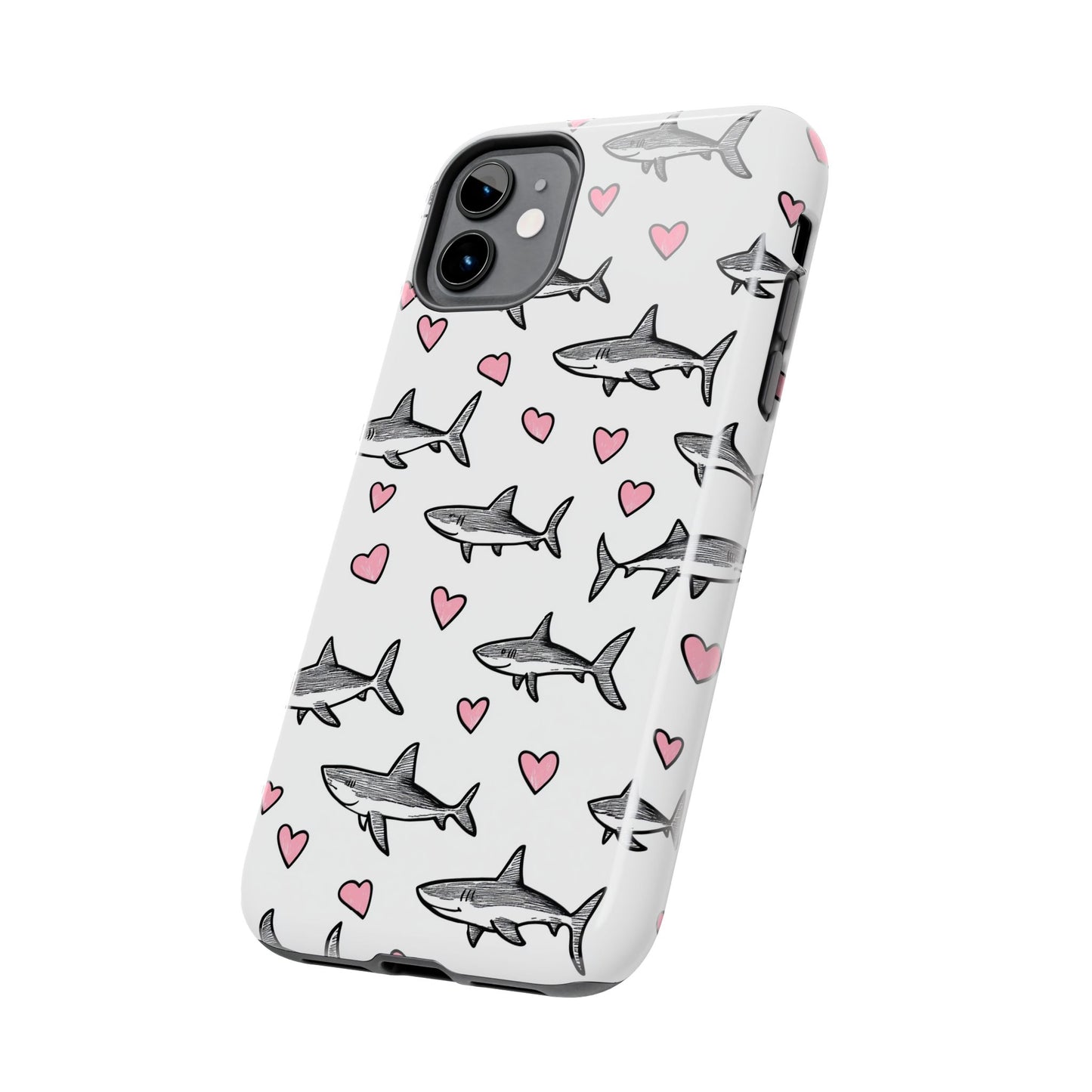 Animal Instinct | Shark Love Tough Phone Case