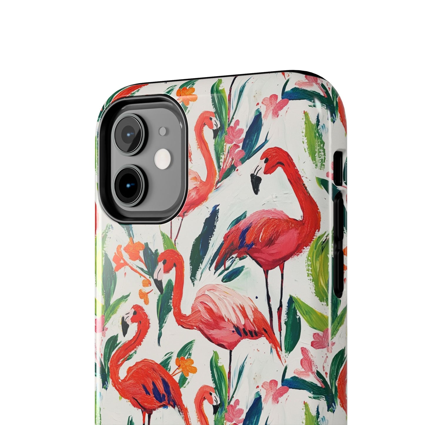 Animal Instinct | Flamingos Tough Phone Case