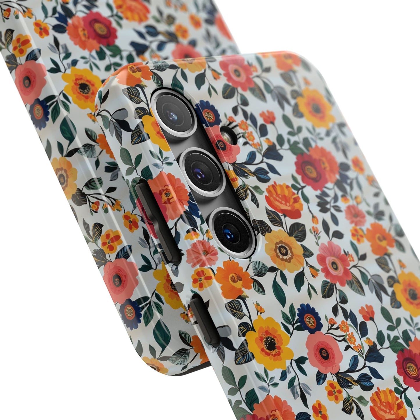 In Bloom | Small Colorful Flowers Tough Phone Cases