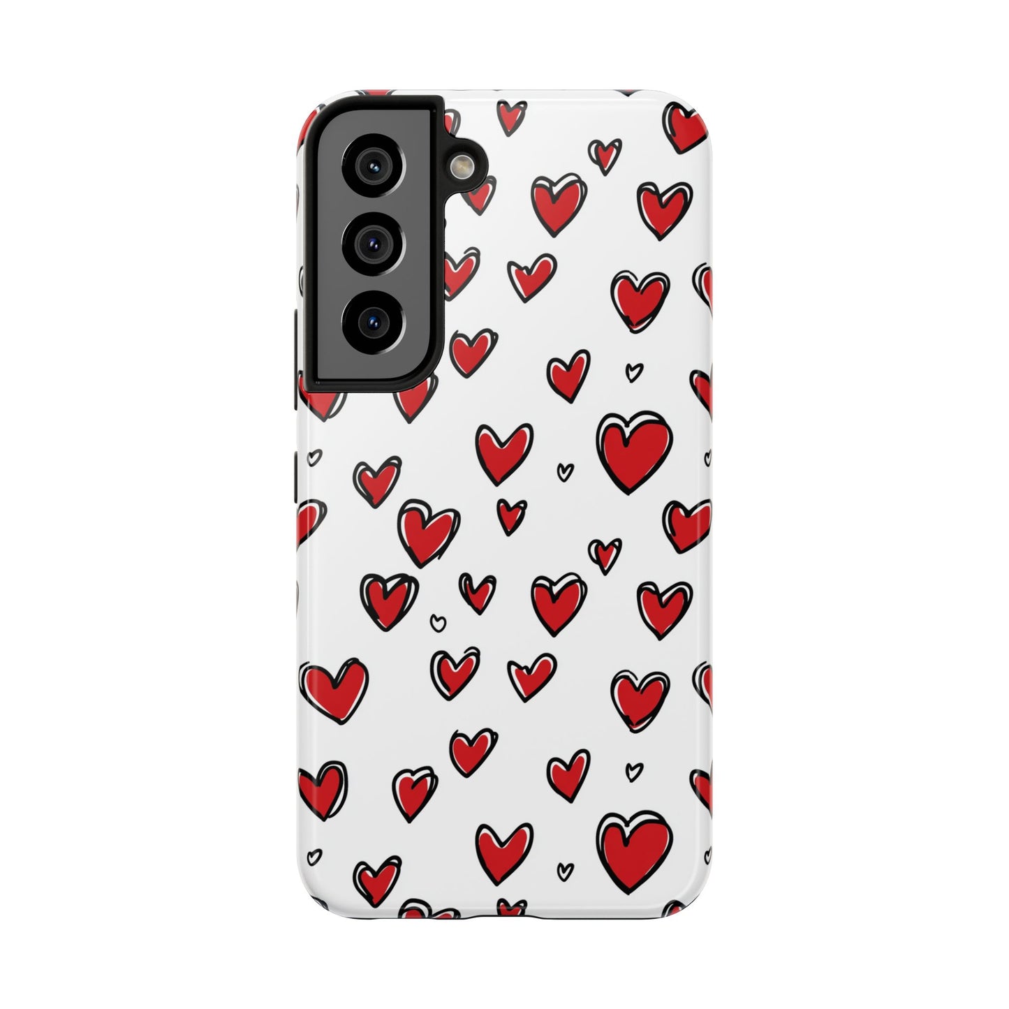 Love is in the Air | Red Hearts Tough Phone Case