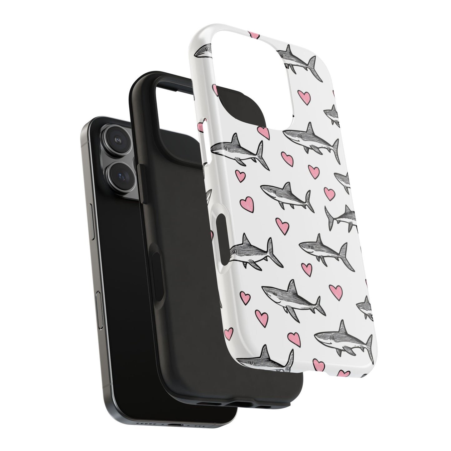 Animal Instinct | Shark Love Tough Phone Case