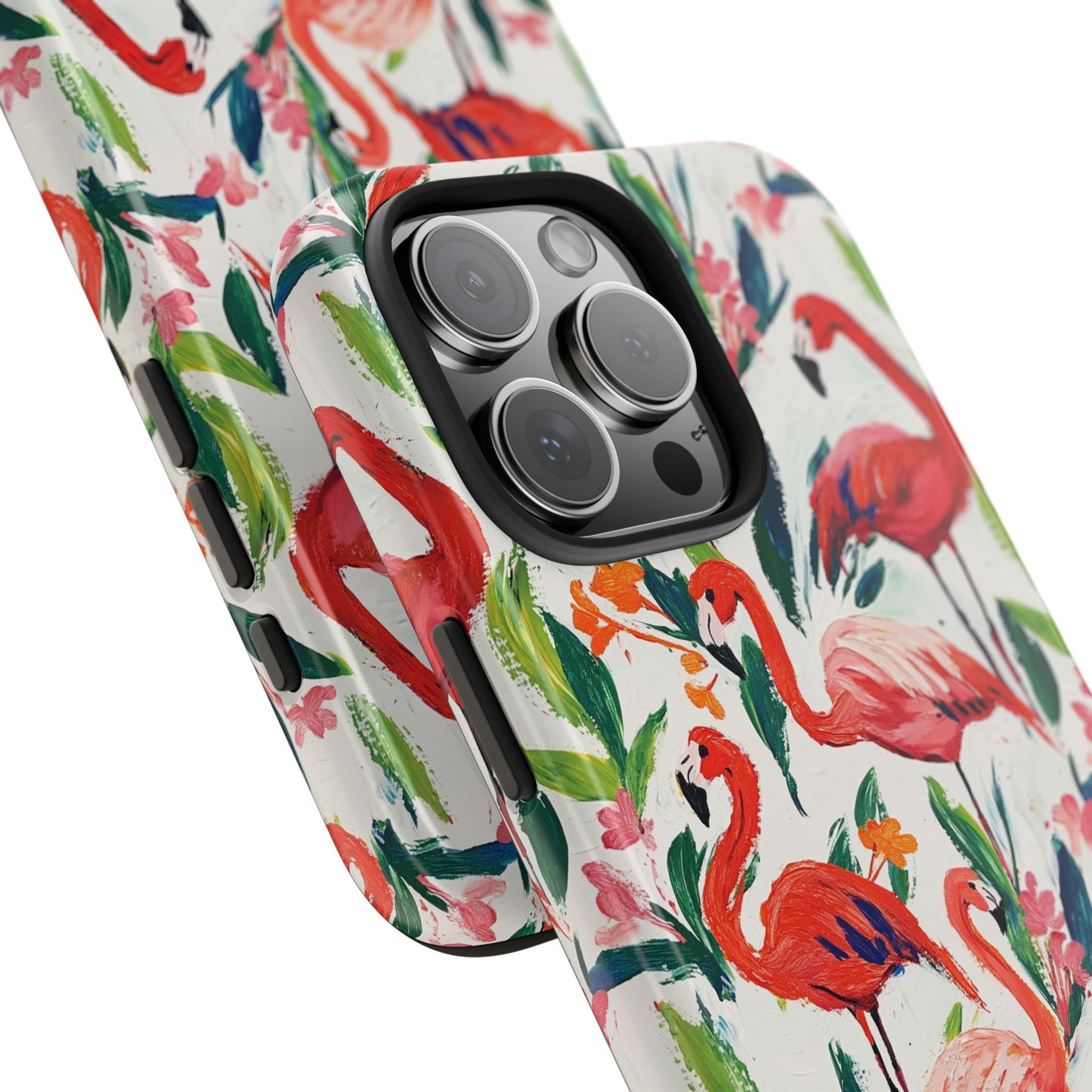 Animal Instinct | Flamingos Tough Phone Case