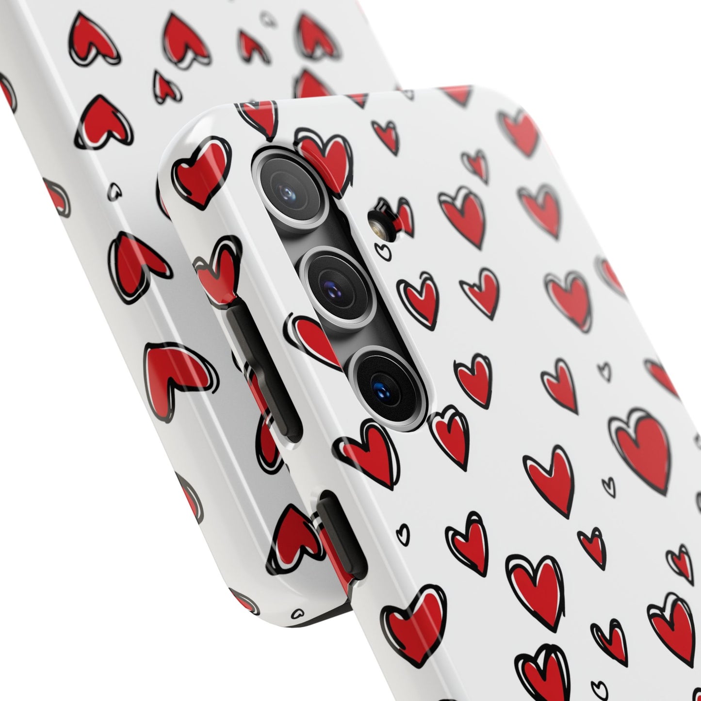 Love is in the Air | Red Hearts Tough Phone Case