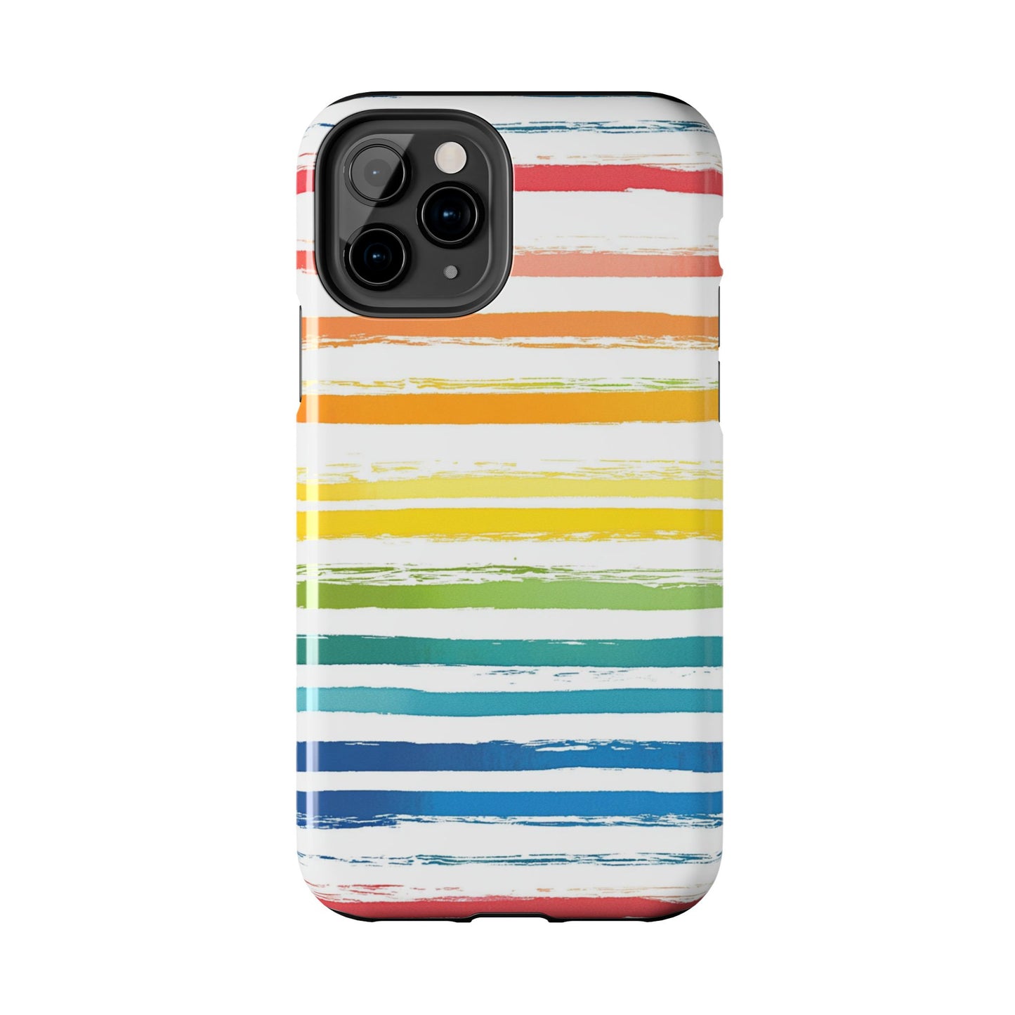 Vibrant Lines | Rainbow Stripes Phone Case