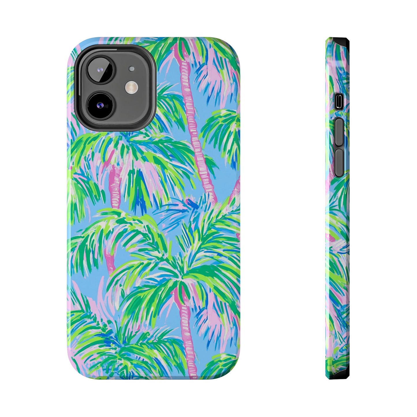 Nature Lover | Colorful Painted Palm Trees Phone Case