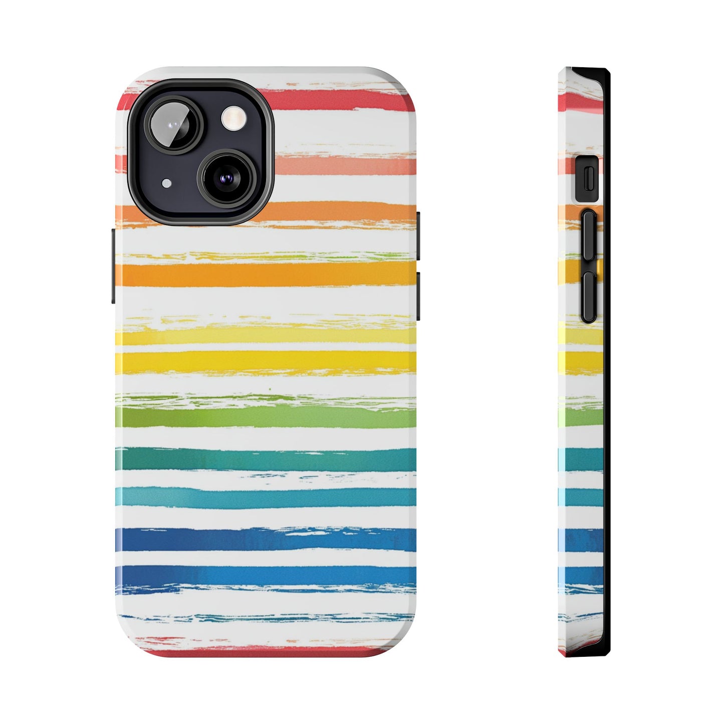 Vibrant Lines | Rainbow Stripes Phone Case
