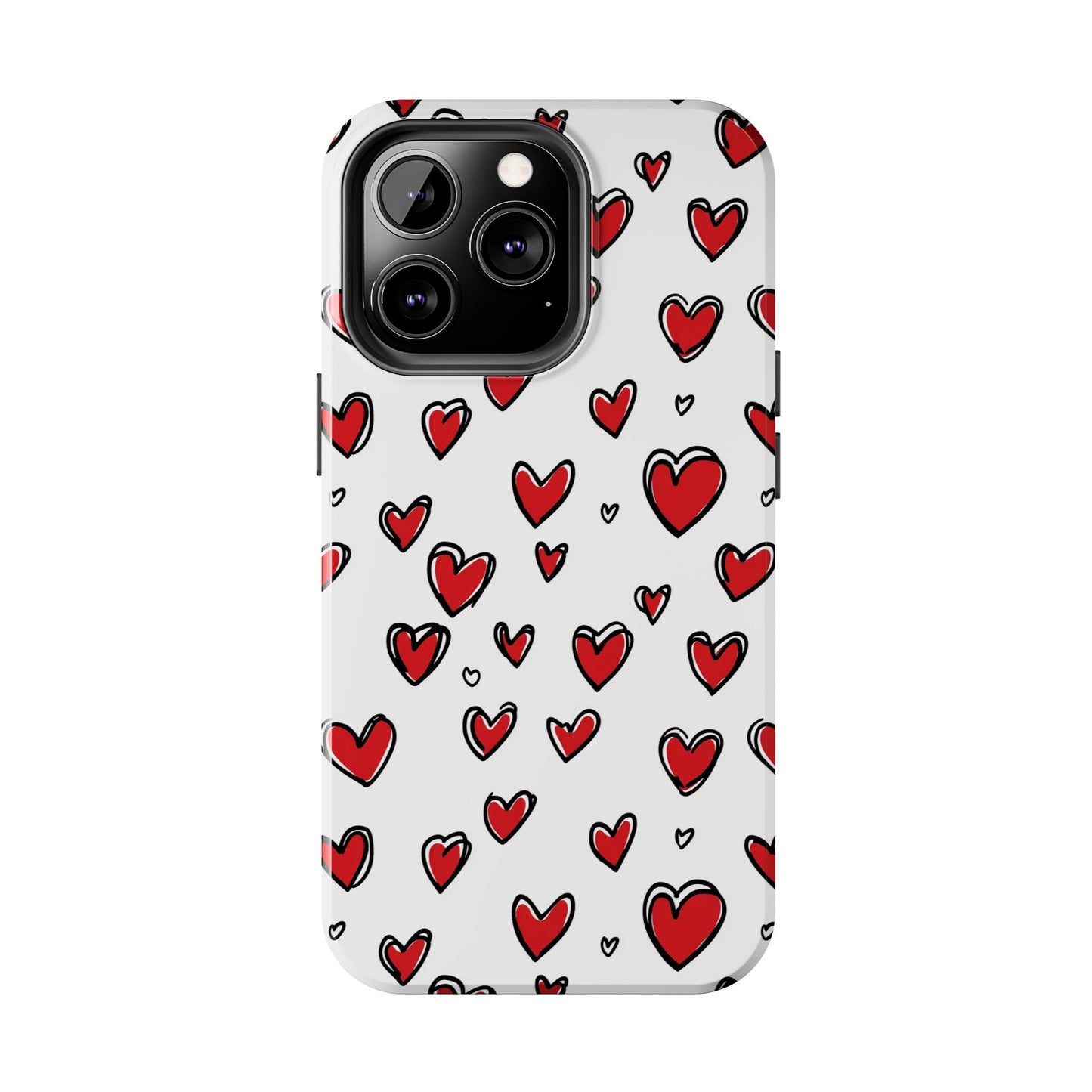Love is in the Air | Red Hearts Tough Phone Case