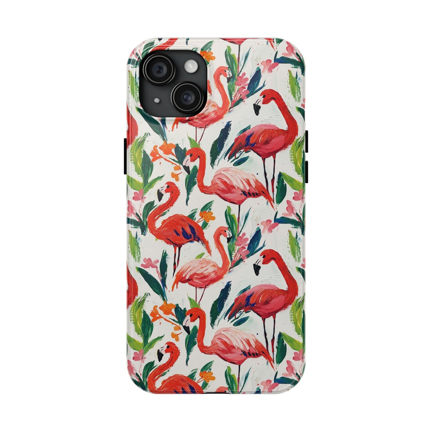 Animal Instinct | Flamingos Tough Phone Case