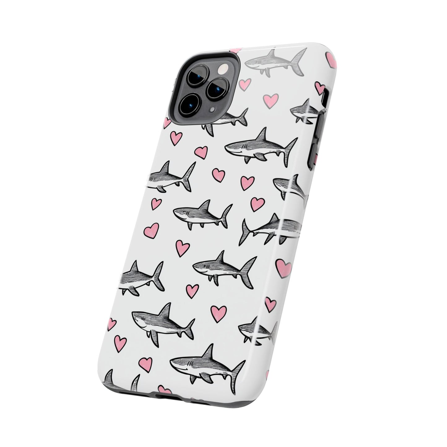 Animal Instinct | Shark Love Tough Phone Case