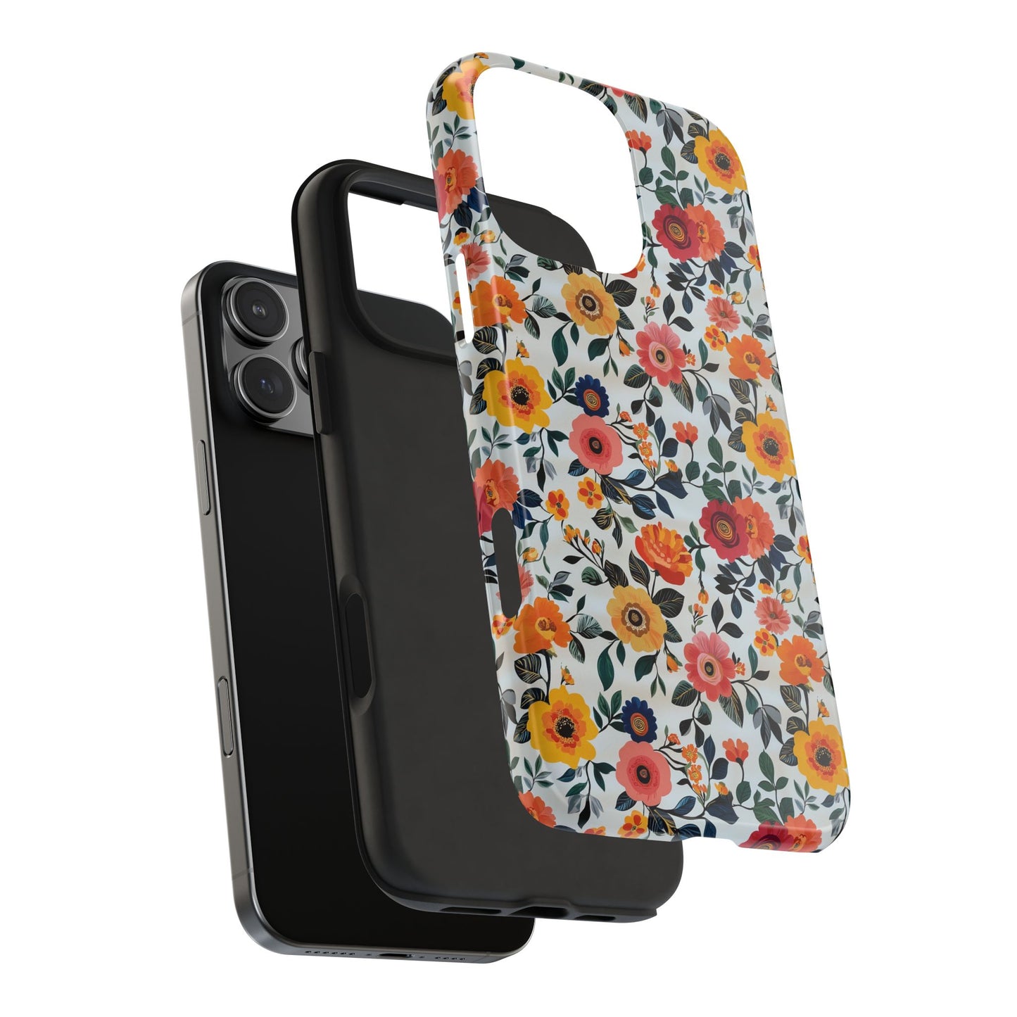 In Bloom | Small Colorful Flowers Tough Phone Cases