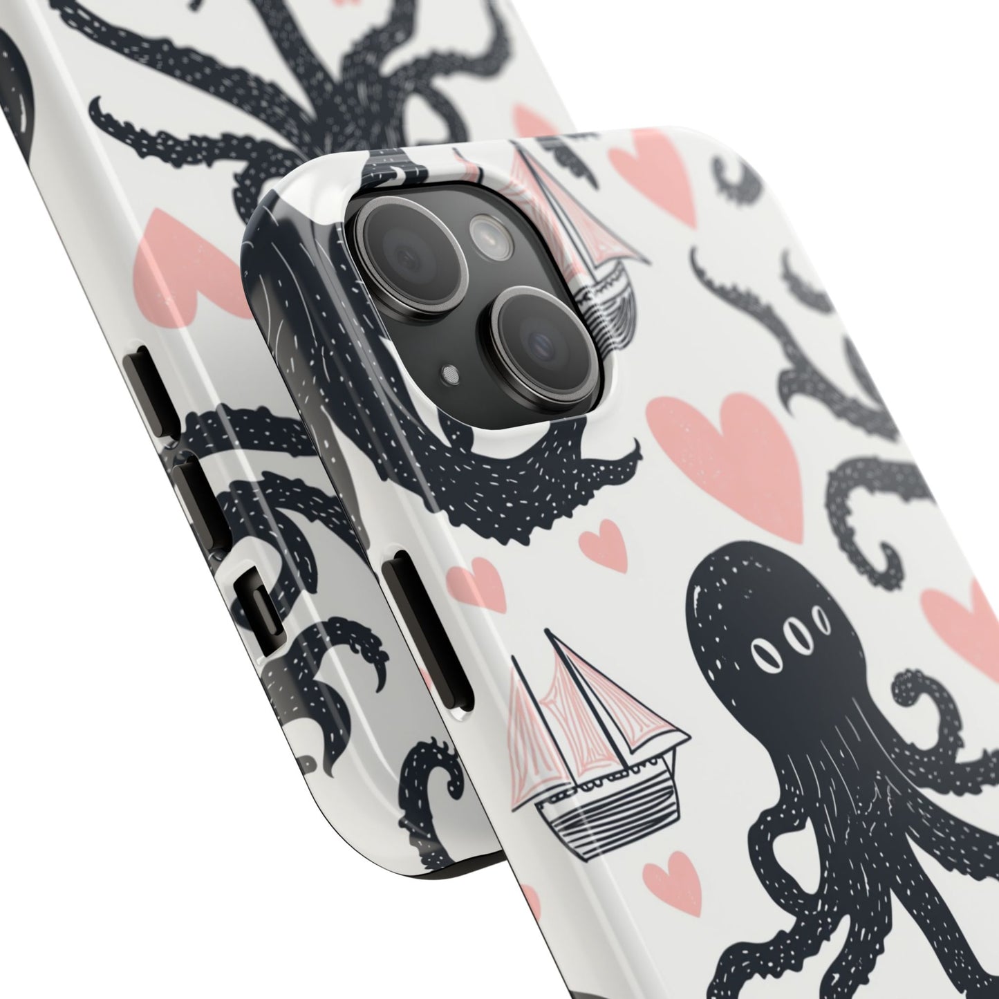 Quirky Chic | Kraken Boat Love Tough Phone Case