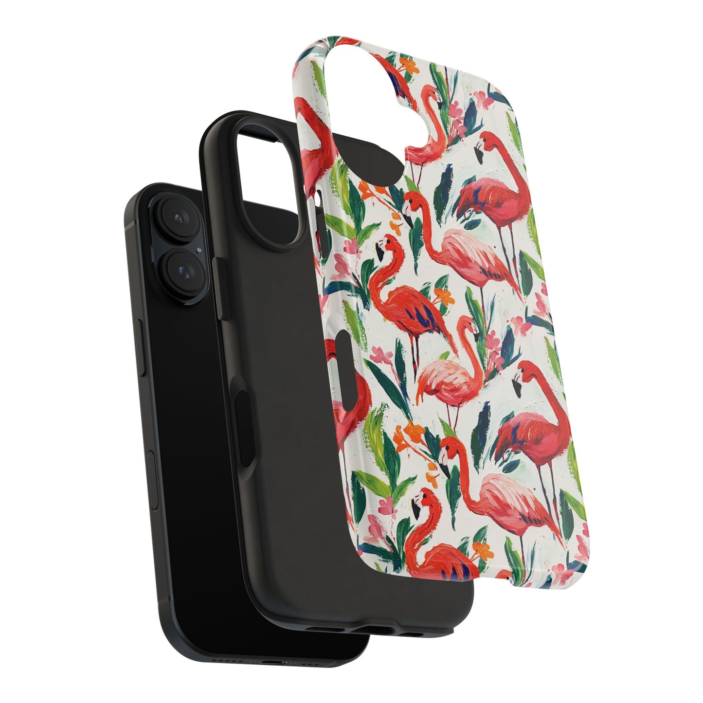 Animal Instinct | Flamingos Tough Phone Case