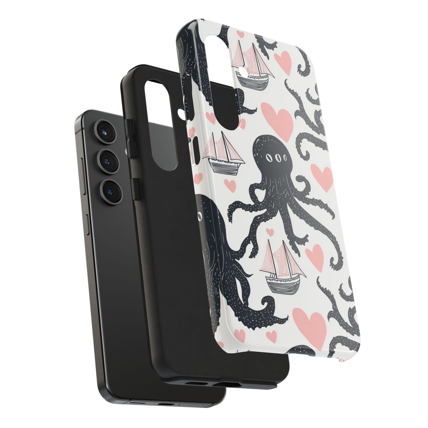 Quirky Chic | Kraken Boat Love Tough Phone Case
