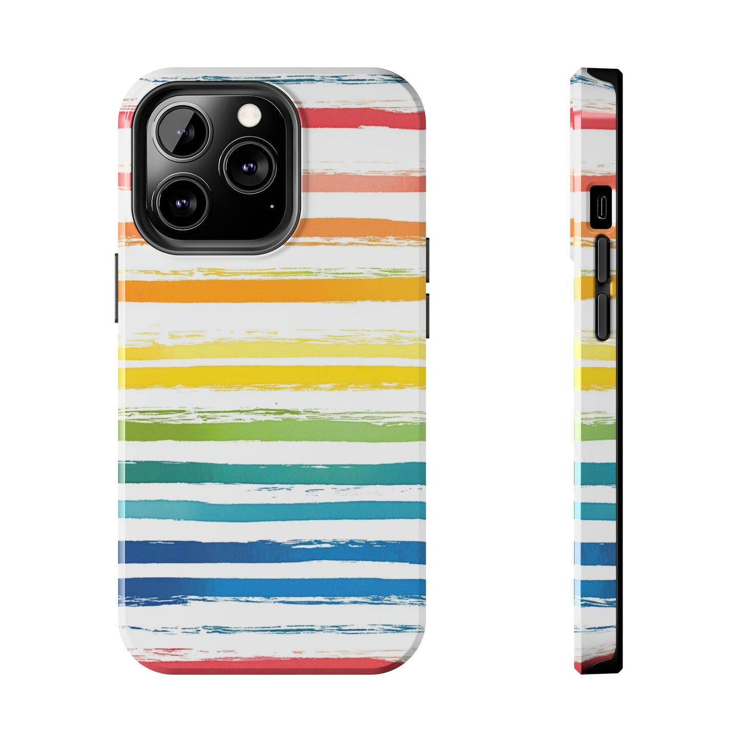 Vibrant Lines | Rainbow Stripes Phone Case
