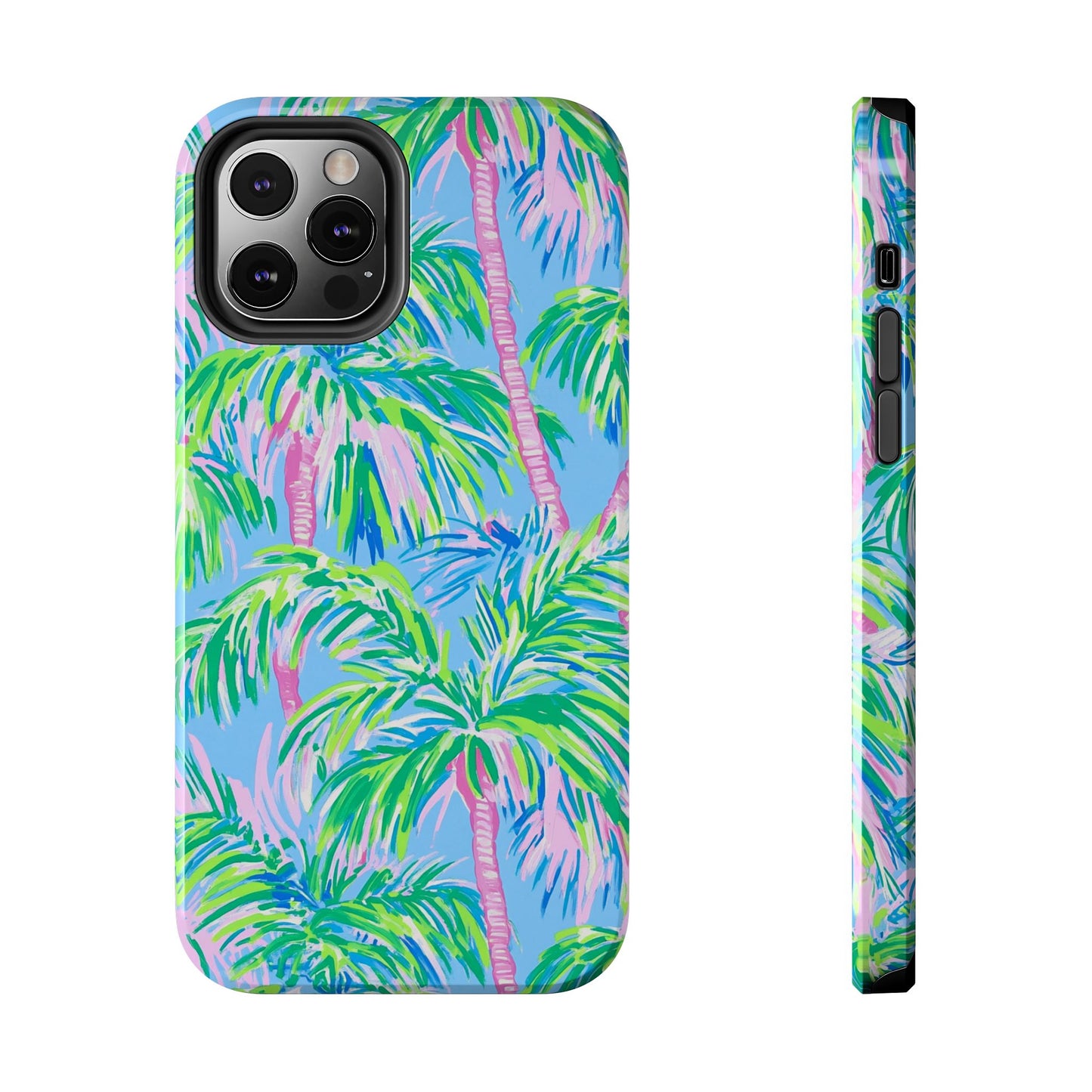 Nature Lover | Colorful Painted Palm Trees Phone Case