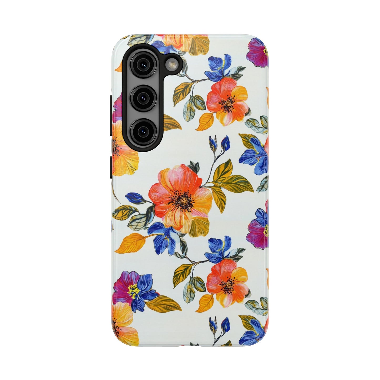 In Bloom | Colorful Florals Tough Phone Cases
