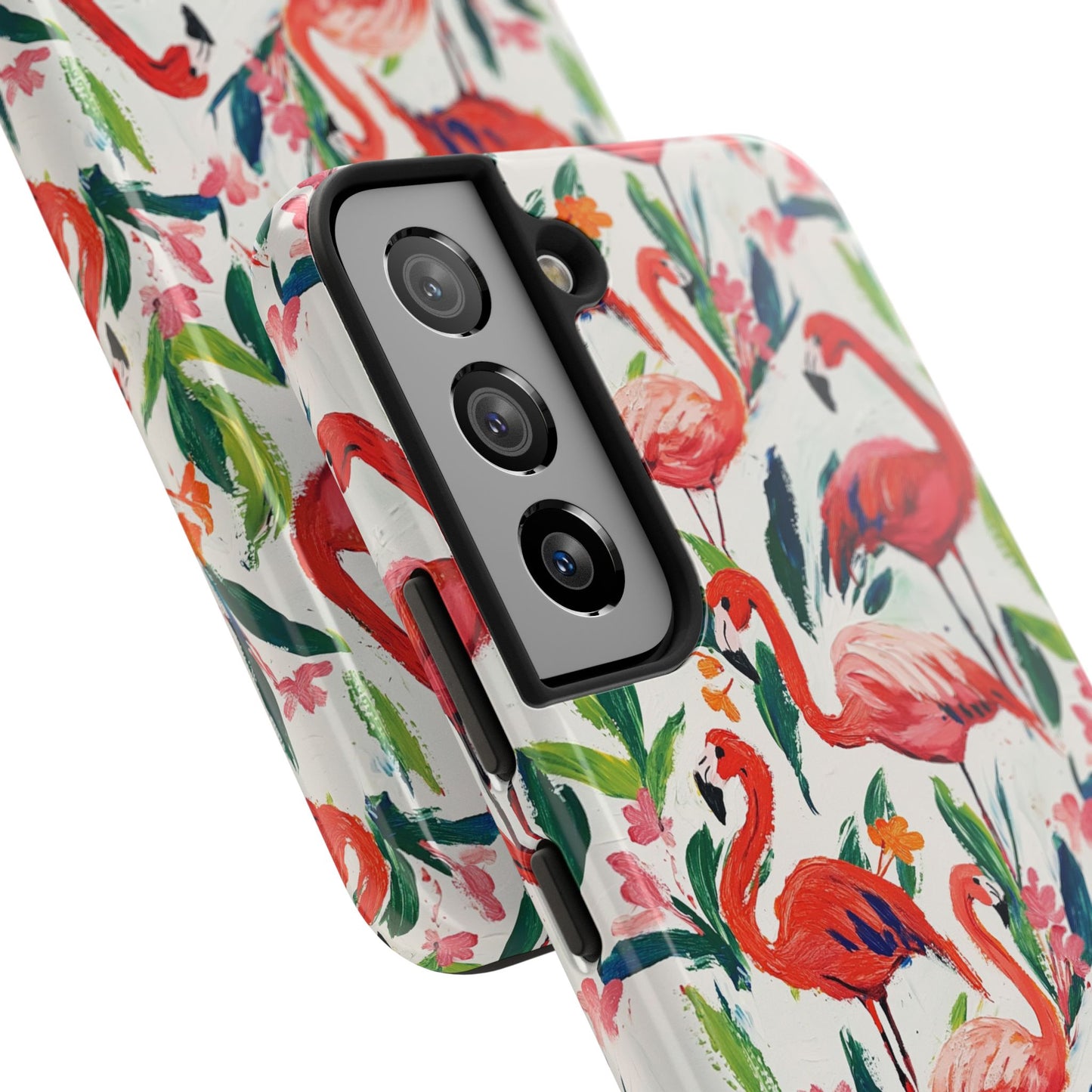 Animal Instinct | Flamingos Tough Phone Case