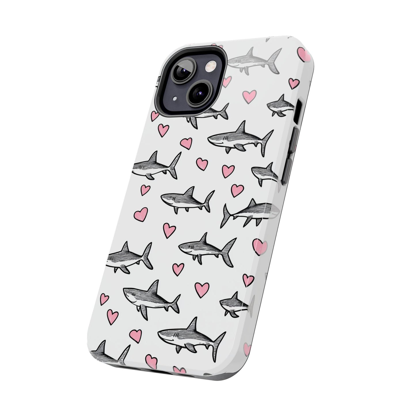 Animal Instinct | Shark Love Tough Phone Case
