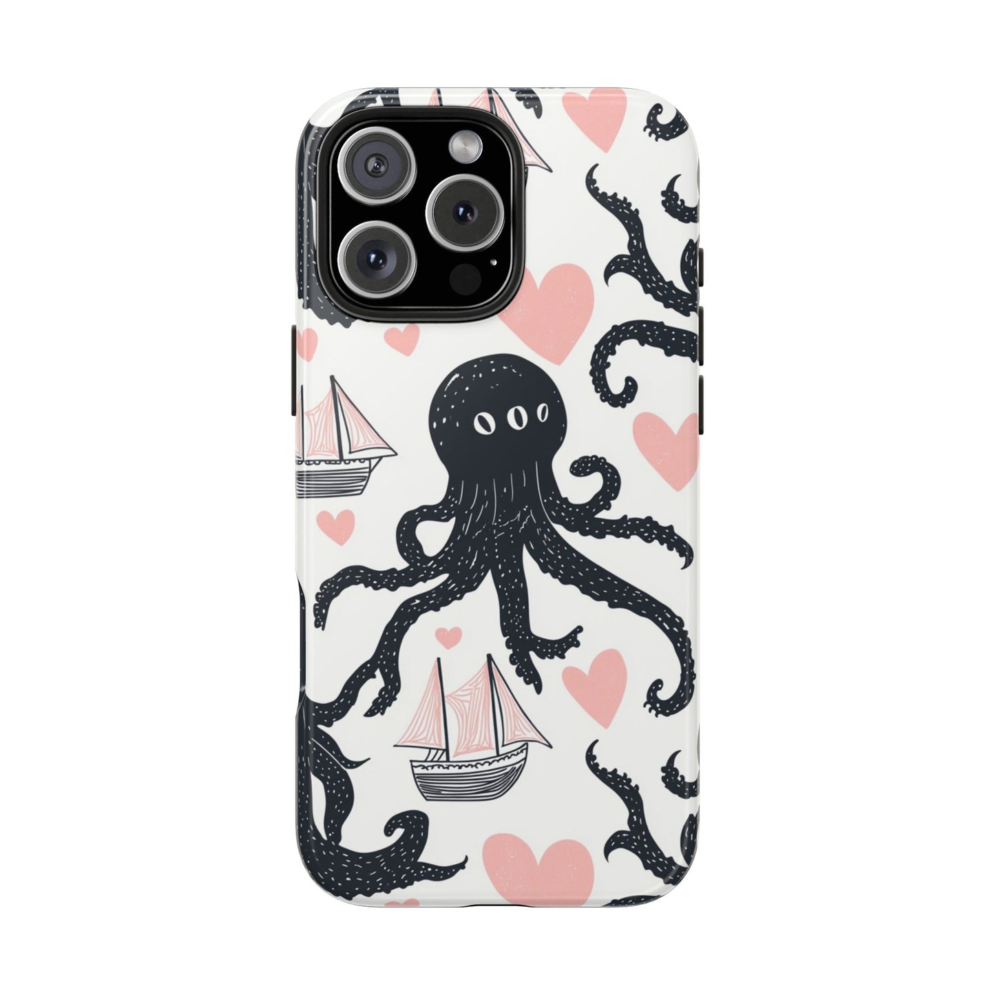 Quirky Chic | Kraken Boat Love Tough Phone Case