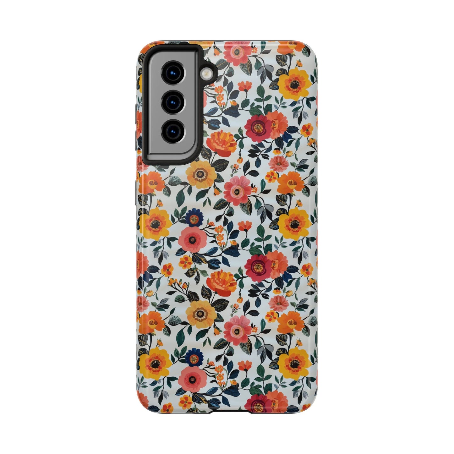 In Bloom | Small Colorful Flowers Tough Phone Cases