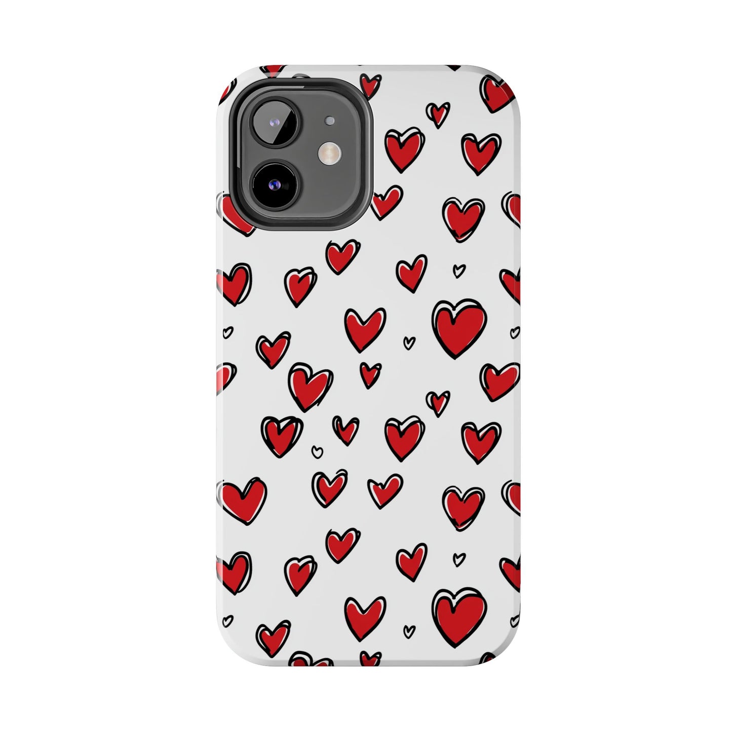 Love is in the Air | Red Hearts Tough Phone Case