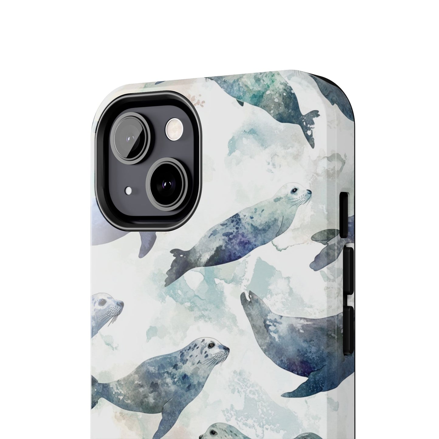 Animal Instinct | Watercolor Leopard Seals