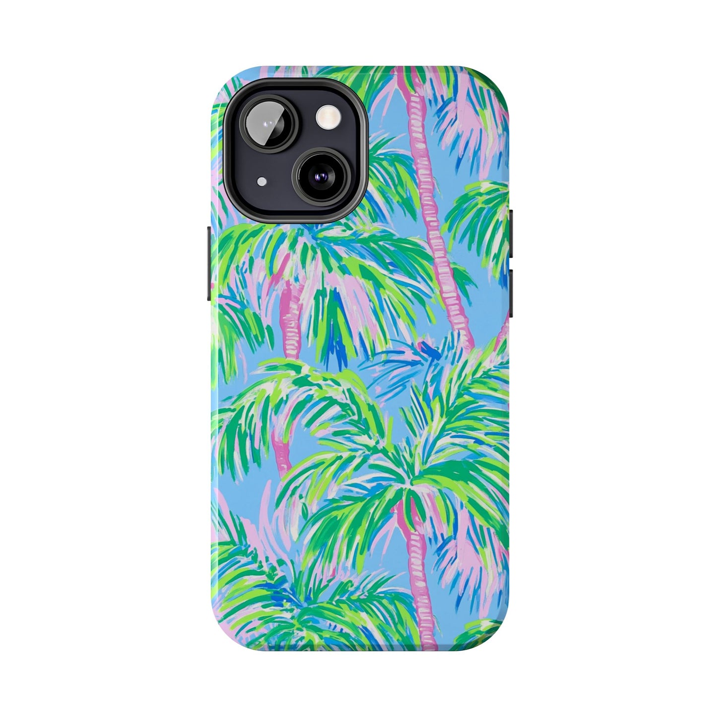 Nature Lover | Colorful Painted Palm Trees Phone Case