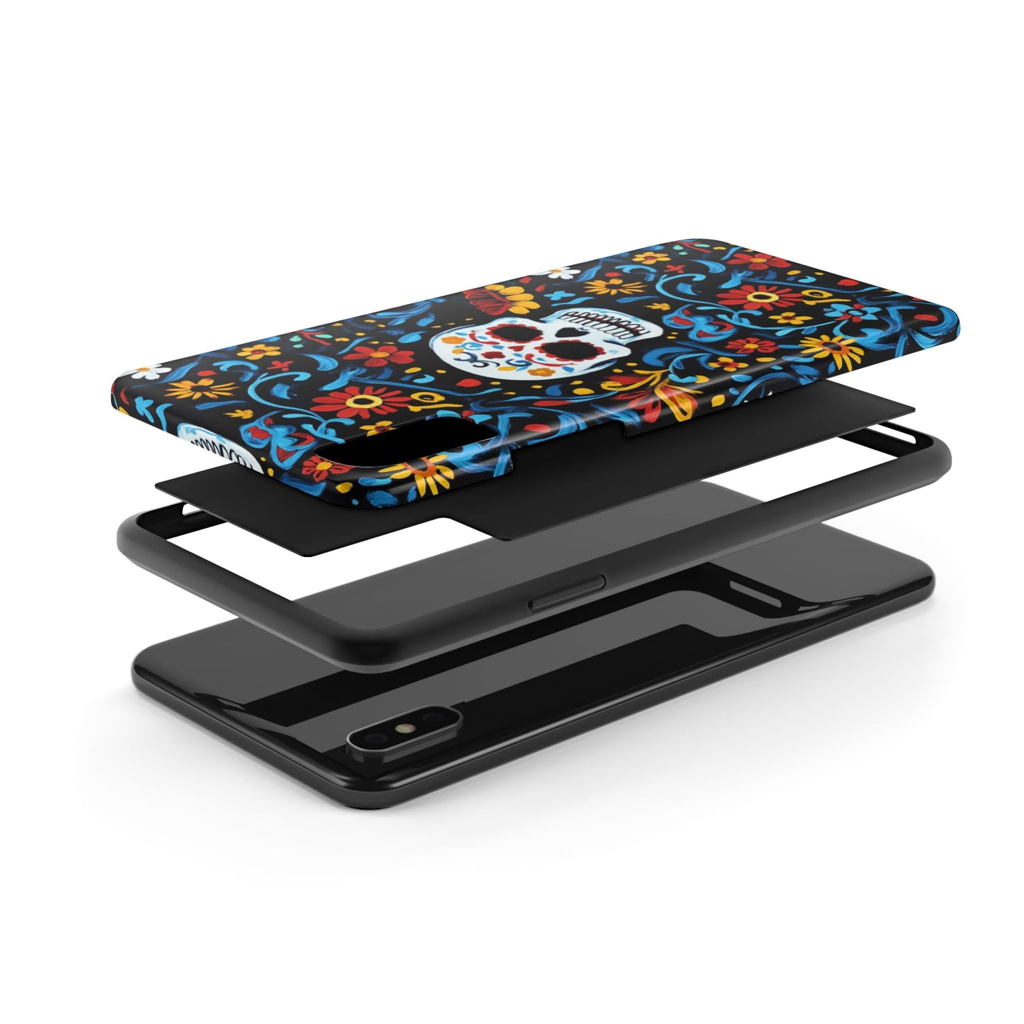 Mexicana de Corazon | Day of the Dead Tough Phone Case, Sugar Skull