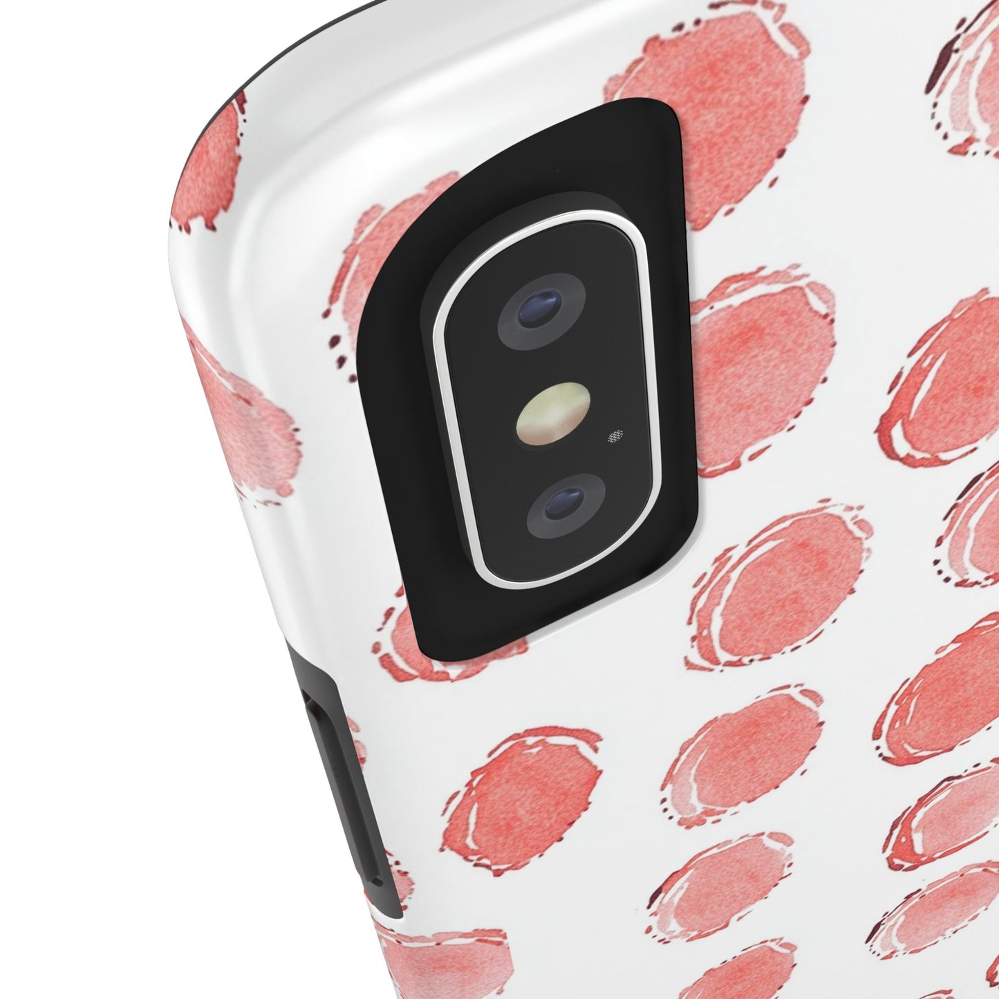 Trendy Spots | Pink Polka Dot Tough Phone Case