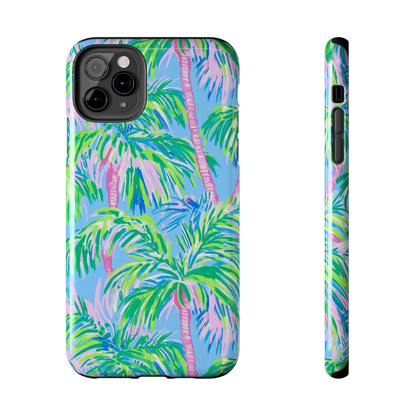 Nature Lover | Colorful Painted Palm Trees Phone Case