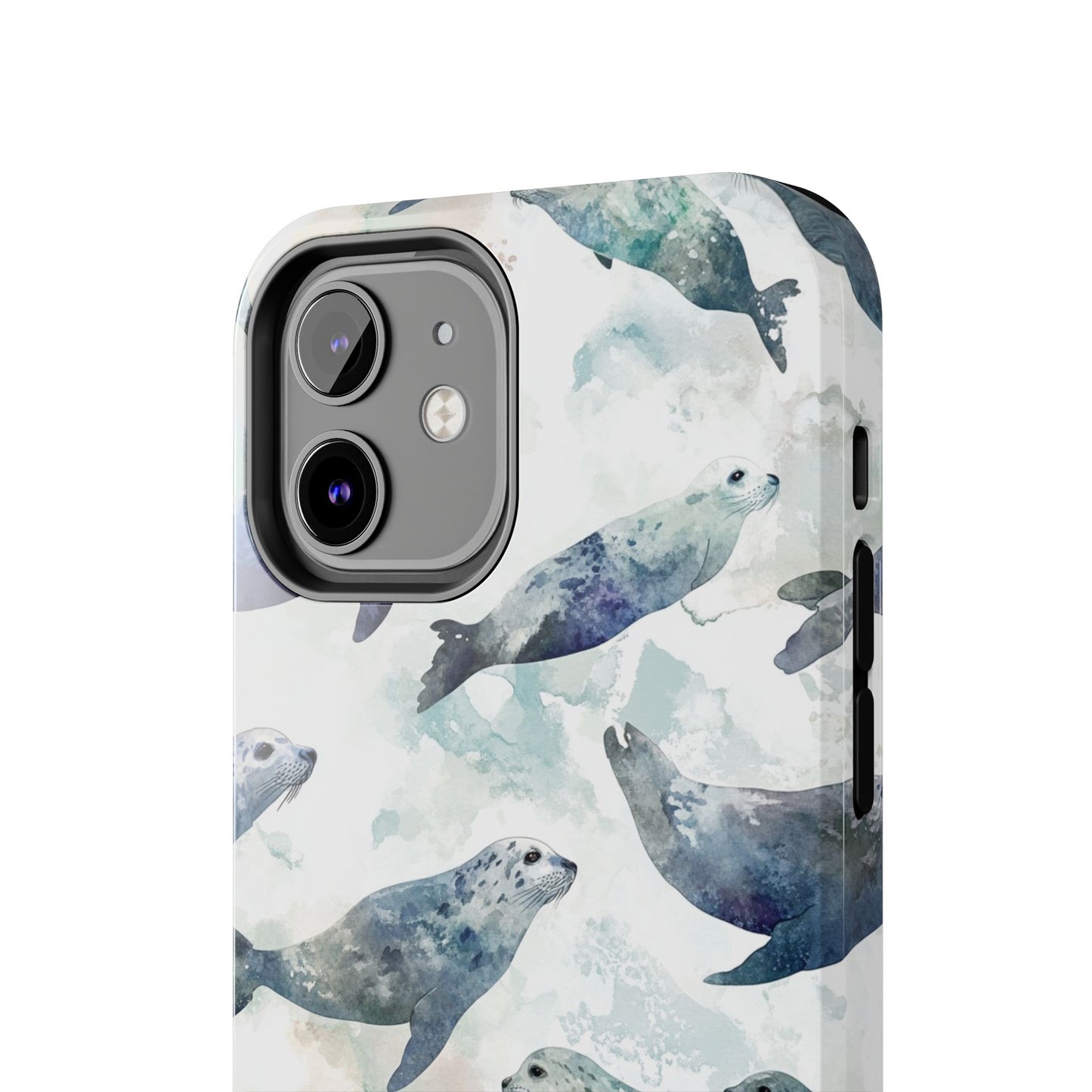 Animal Instinct | Watercolor Leopard Seals