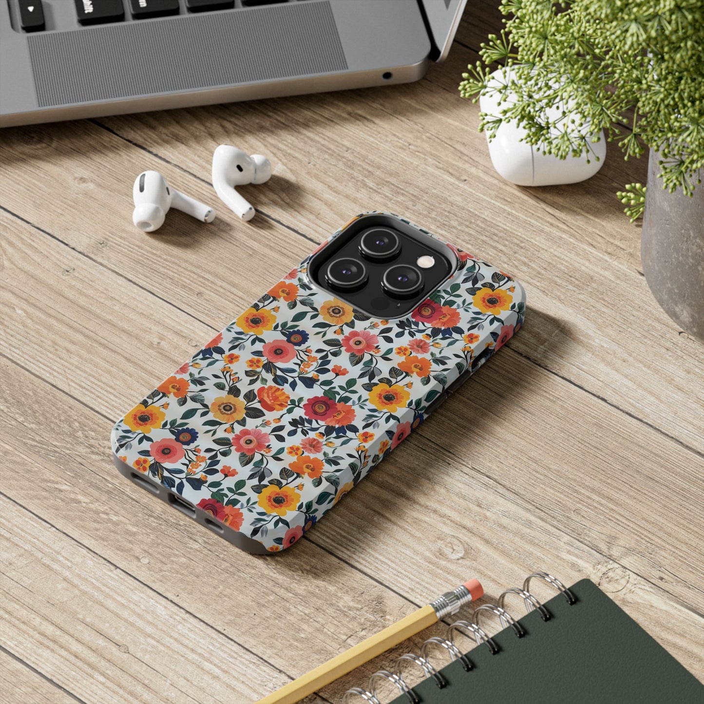 In Bloom | Small Colorful Flowers Tough Phone Cases